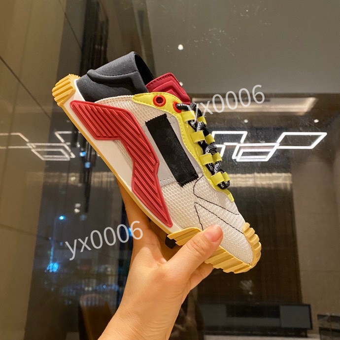 

2022 Mens Womens Casual 35-40 shoe Blanche et Noir Platform Pelle Black Leather Designer Sneaker Avant Garde outdoor Sports shoes Trainer cx201024, Choose the color