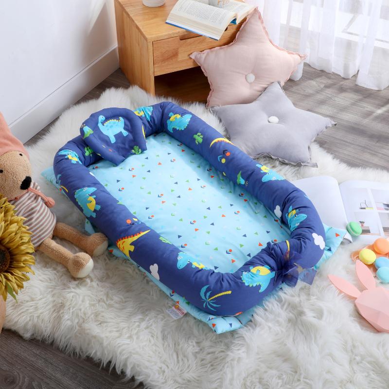 

Bedding Sets Baby Bionic Bed Crib Sides Portable Travel Isolated Imitate The Uterus For 0-24M Children Infant Kids Cotton Nest Bumper