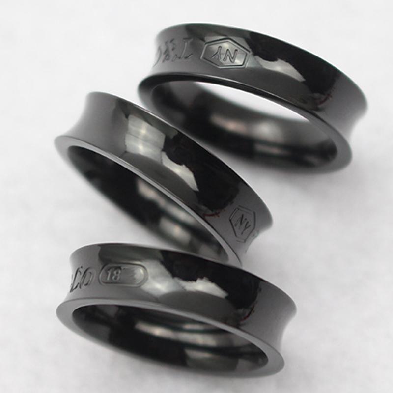 

Cluster Rings Authentic Couple Wedding Ring Engagement Rings, Party Fashion Round Letter For Women Men Love Gift 1837