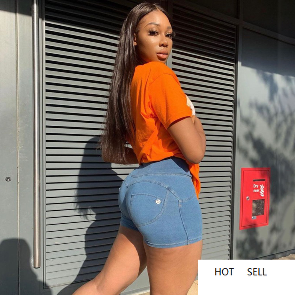 

Beach Shorts High Waisted Light Blue Women Shorts Ladies Best Butt Lift Push Up Women Gym Shorts, 70shdlbluej