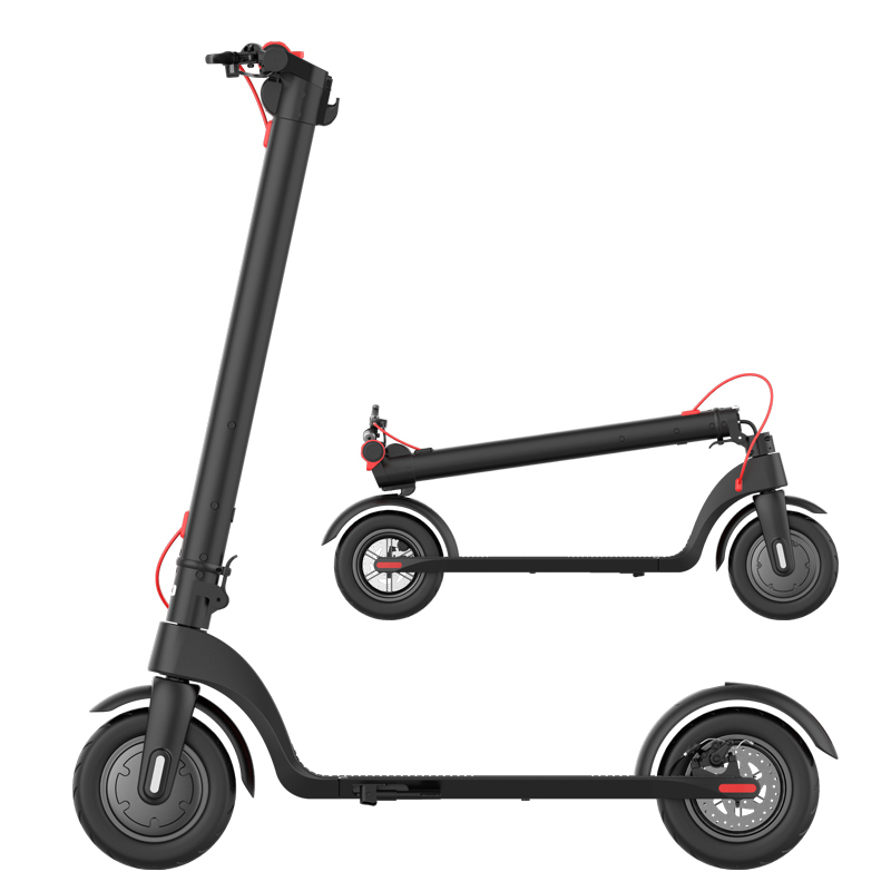 

Electric Bicycle X7 foldable and portable outdoor electric scooter made of alloy with built-in lithium battery, Black