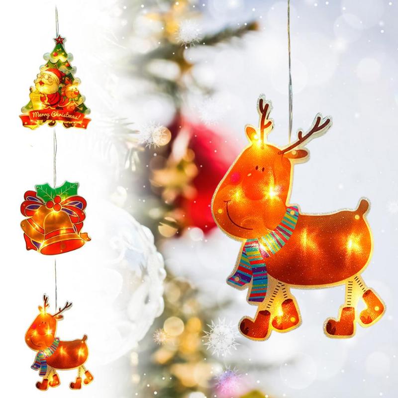 

Christmas Decorations Decoration Lights String With Suction Cup LED Window Safe And