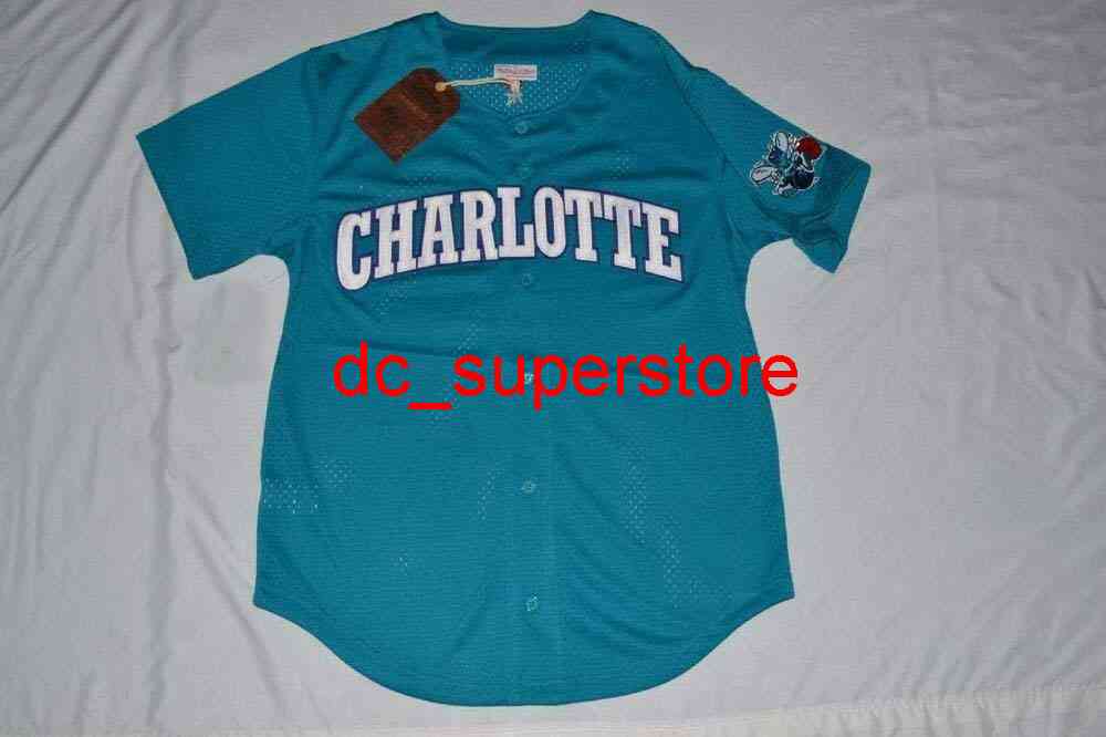 

Cheap Custom Mitchell & Ness CH Teal Mesh Button Front JerseyStitched Men Women Youth Basketball JerseysXS-6XL