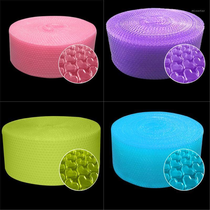 

Gift Wrap 5M/Roll 30cm Heart-shape Air Bubble Roll Mini Cushion Film Party Favors Gifts Packing Filler Wedding Decor