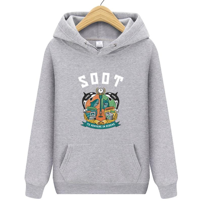 

Men' Hoodies & Sweatshirts Fall/Winter Brand Men' Hoodie Sweatshirt High Quality Wilbur Soot Merch Printing Long Sleeve Fashion, White