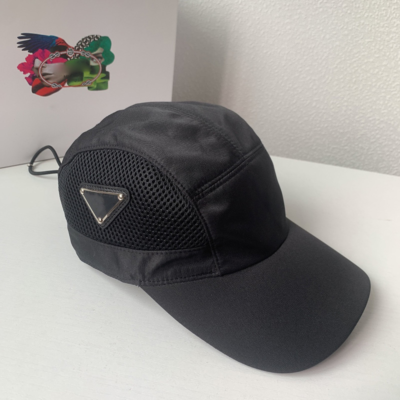 

Mens Caps Baseball Hats Designer Cap Women Letter Luxury Triangle Womens Men Mesh Hat Embroidery Dichromatism Sporty Metal Street, Multi