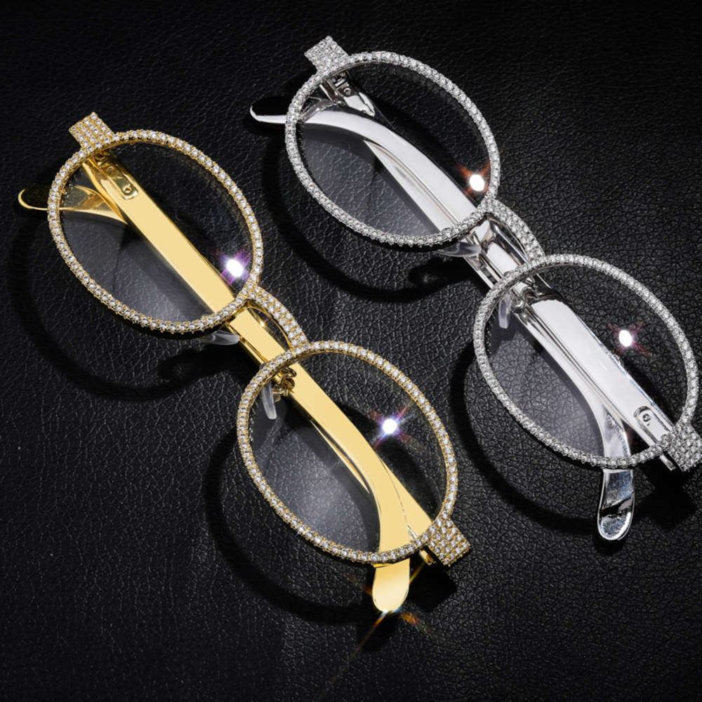 

New Style HipHop Iced Out Glass Men's Fashion Sun Glass