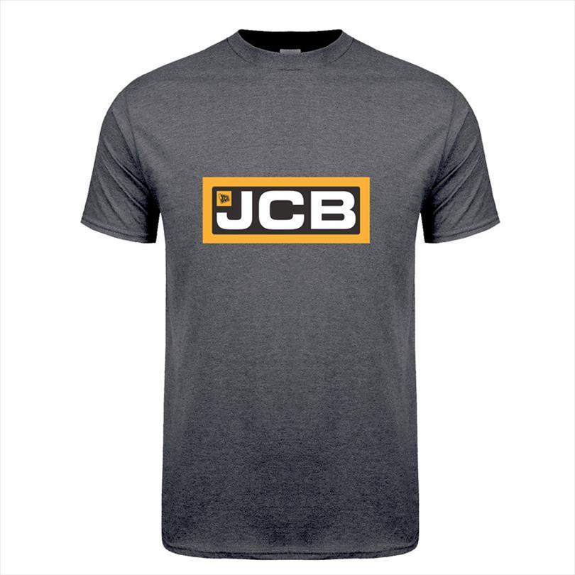 

Excavator Jcb Short Sleeve Tees Mens T Shirt Cotton Mans, White;black