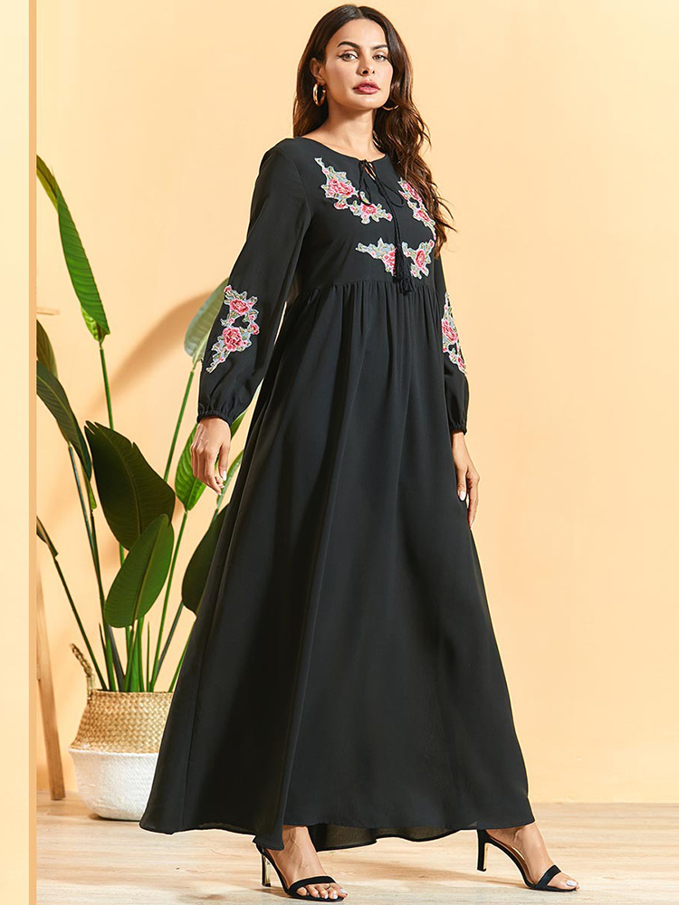 

Robe Musulman De Mode Femme Kaftan Dubai Abaya Turkey Muslim Fashion African Indian Hijab Dress Abayas For Women Islam Clothing