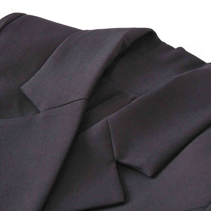 

Casual Dresses Black blazer dress feminine style Korean elegant short sleeve office lady dressed summer streetwear asymmetry clothes WRV2, 1# shoe box