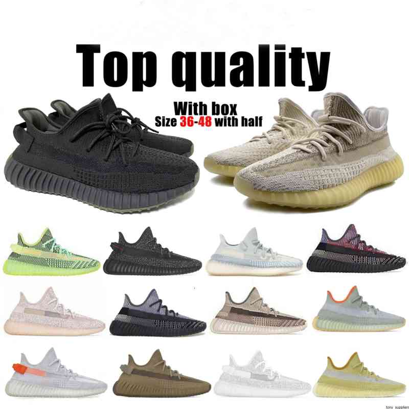 

Top Quality Men Women Running Shoes Cinder Yecheil Black Reflective Yeezreel Earth Linen Asriel Zebra Trainers Sneakers 36 to 48, Antlia(non-reflective)