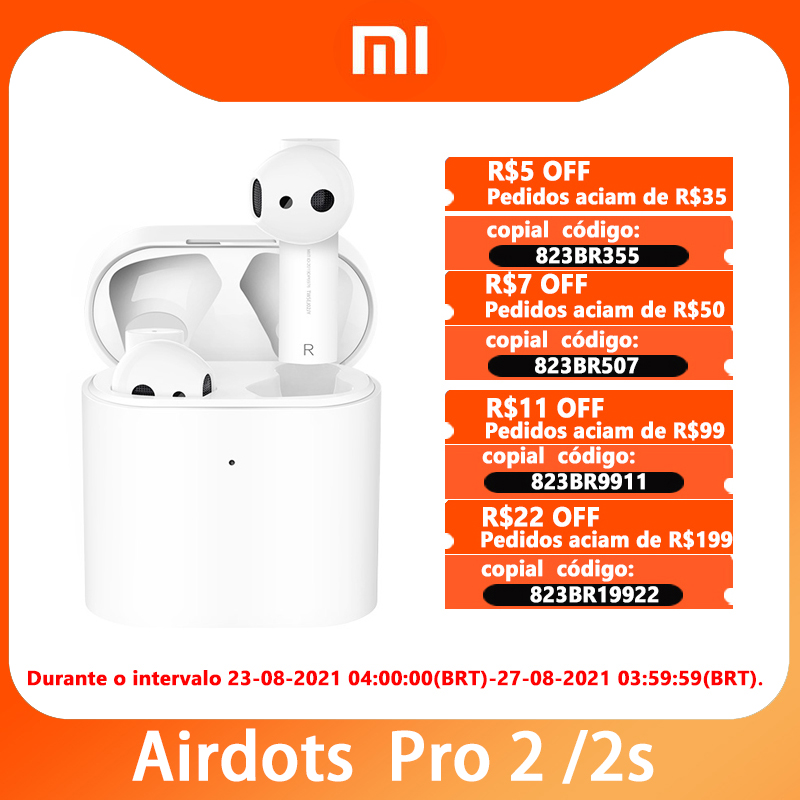 

Xiaomi Airdots Pro 2s TWS Wireless Bluetooth Headset Mi True air 2 Control LHDC Tap Dual MIC ENC Wireless Bluetooth Earphone