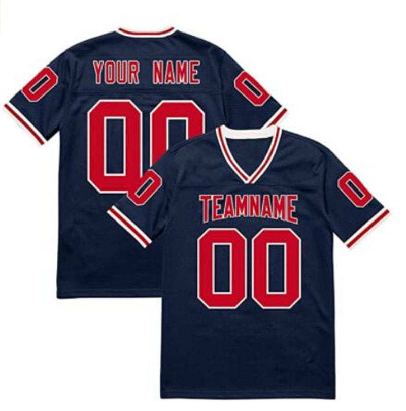 

Custom Football Jersey Personalized Stitched Dallas Tennessee South Florida Toronto Any Name and Number Short Sleeve Sports Uniform Adult