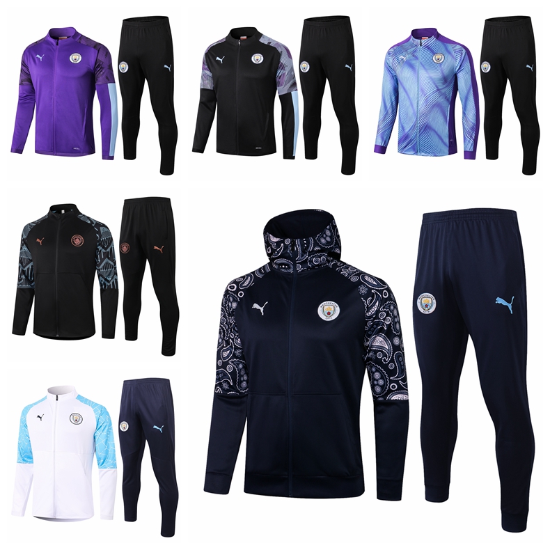 

21/22 Manchester Jacket Soccer Football Tracksuits maillot foot G. JESUS CITY STERLING RODRIGO FERRAN DE BRUYNE Men Survetement Chandal Training Suit Q05, 11