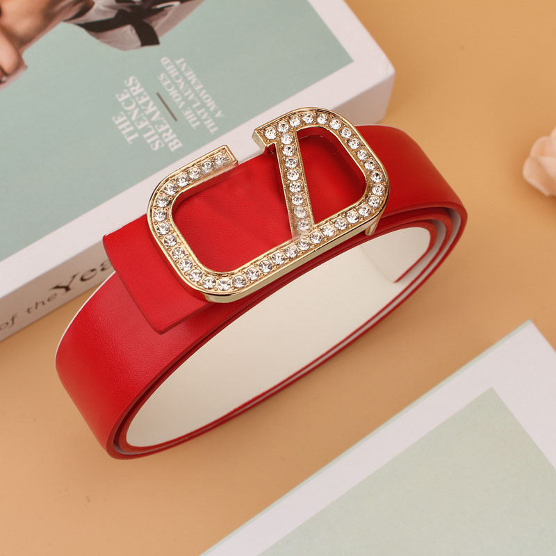 

Colored ladies 3.5 belts can be used on both sides. Fashion Joker holiday party jeans dress accessories, Belt and box