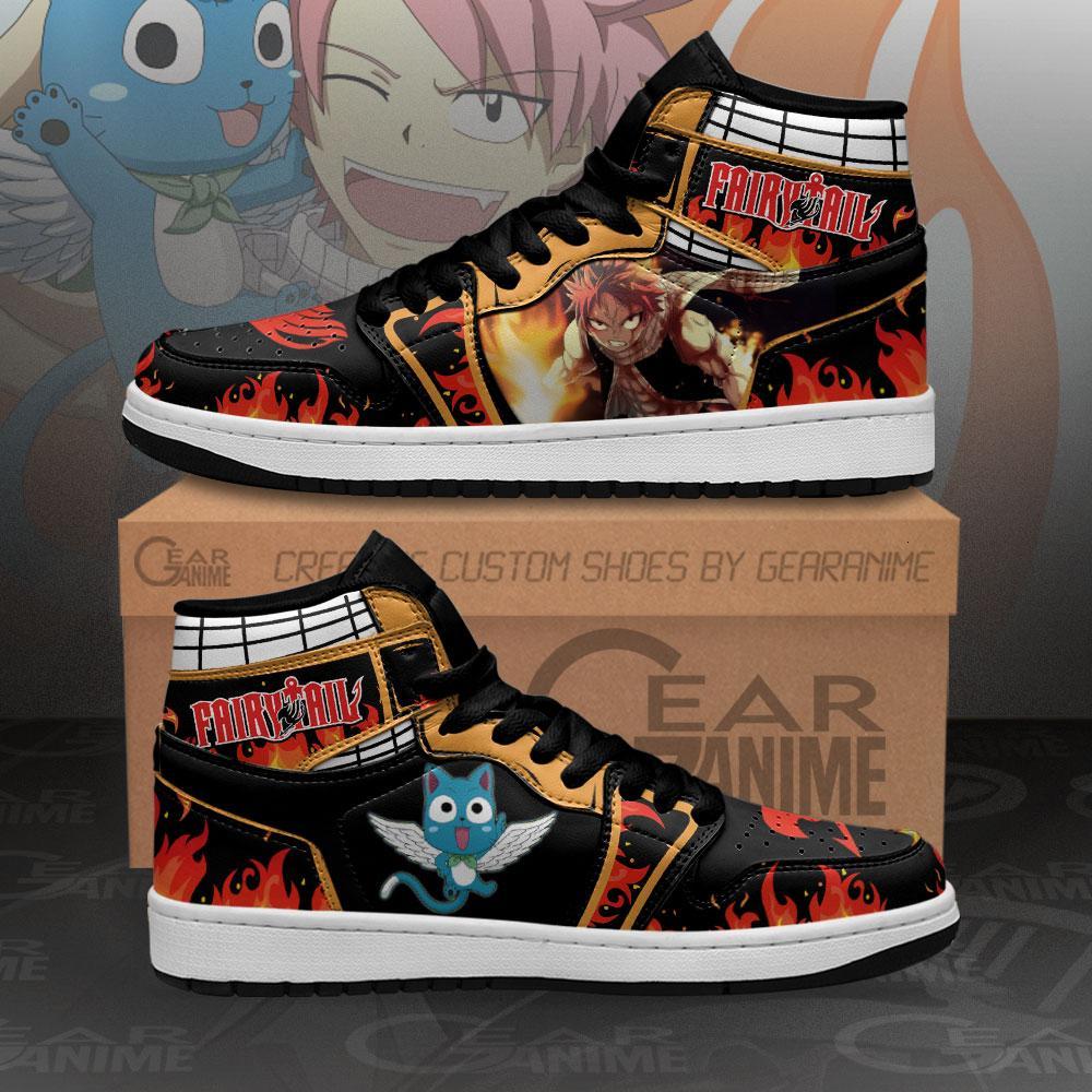 

Natsu and Happy Sneakers Fairy Tail Anime Shoes, Others