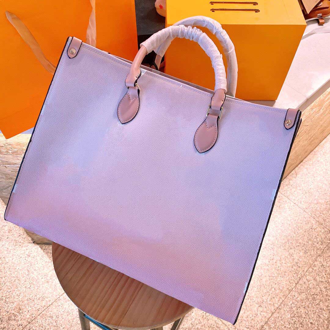 

Large size shopping bag brand high quality trendy embroidered handbag ladies classic shoulder bags E, Blue