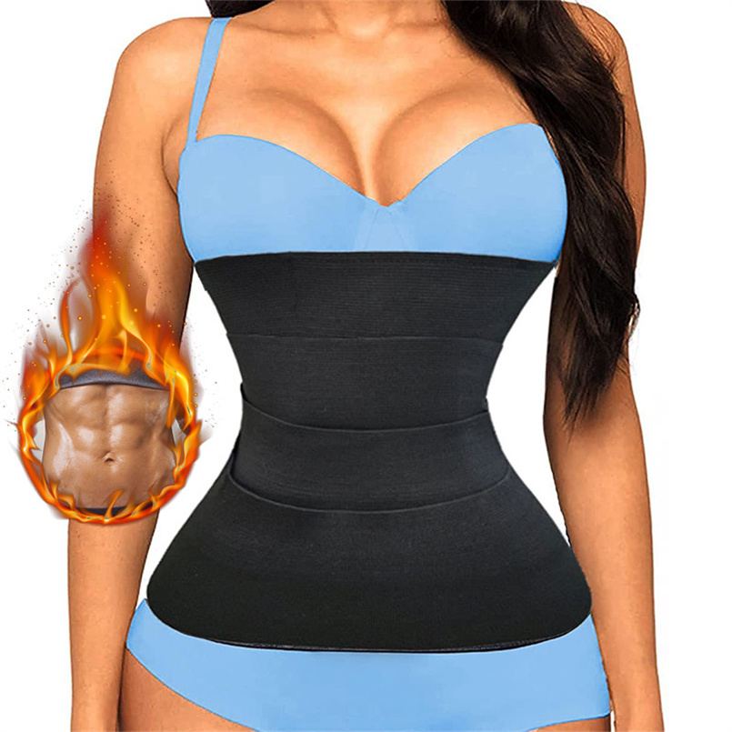

50%off Updated Version Shapers VS FeelinGirl Waist Trainer for Women Tummy Wrap 3meter 4meter 5meter 6meter with Opp Bag 100701 high quality, Black;white