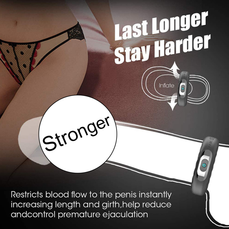 Dual Motors Cock Delay Massager Ring With 10 Vibration Modes Clitoral Stimulation Rechargeable For Men Couples-image-731041067