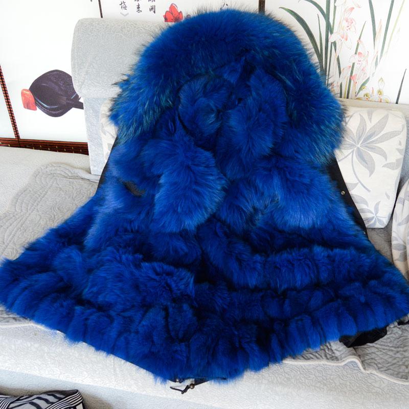 

Women's Fur & Faux Winter Mrs Furs Black Jacket With Real Lined Hooded Outwear Raccoon Collar Mr Parka
