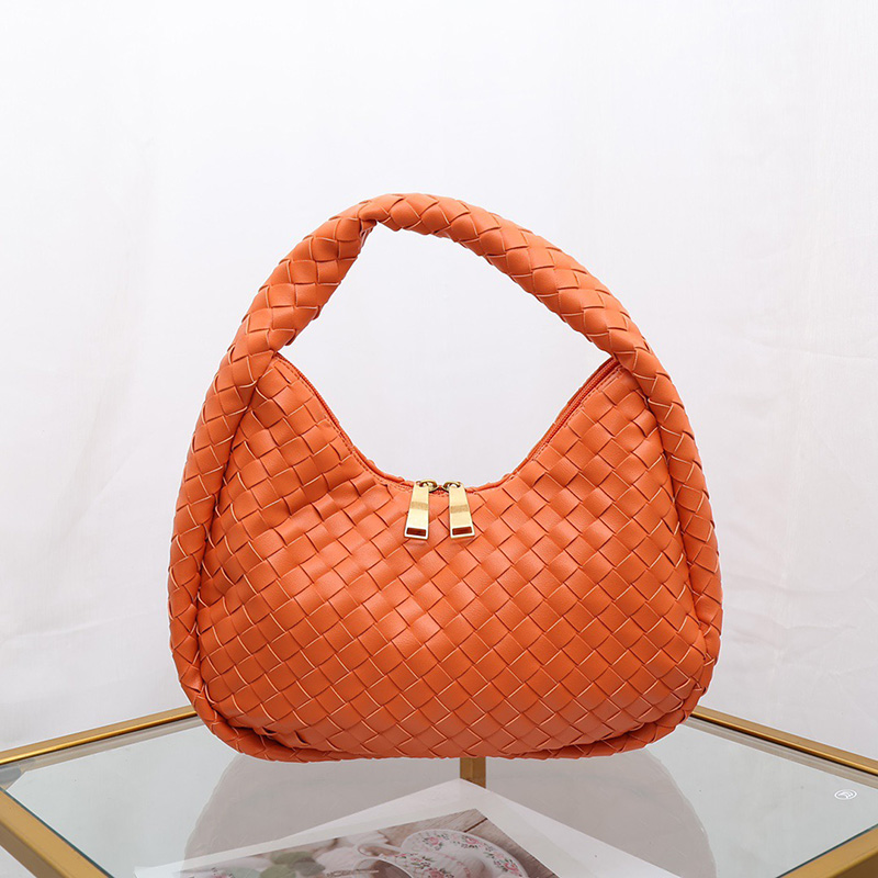 

High Quality luxury evening bag designers handbag soft leather woven hobo shoulder bags fashion crossbody totes purse handbags, Red