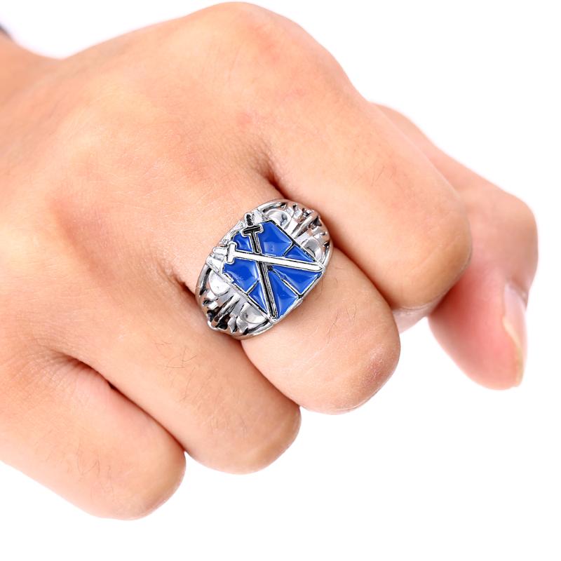 

Drop Attack On Titan Shingeki No Kyojin Scouting Legion Corps Ring Anime Jewerly Gift Size 8 Cluster Rings