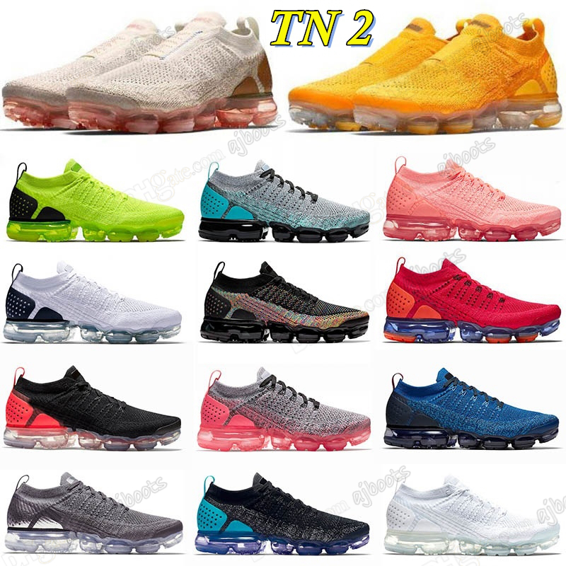 

Tn Plus 2.0 Men Women Athletic Shoes knit fly Triple Black White Orbit Zebra MOC Moon Pink mens trainers outdoor sports sneakers size 36-45, 11