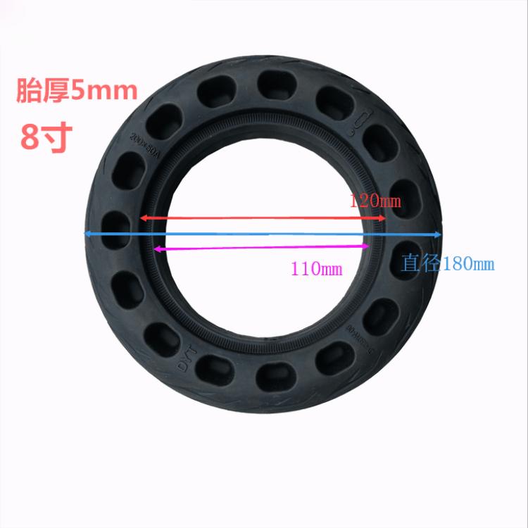 

Motorcycle Wheels & Tires 200x50 Solid Tubeless Rubber Tire 8 X 2 Inch 8" For Folding Electric Scooter 8-inch E-Scooter Pocket Bike Razor