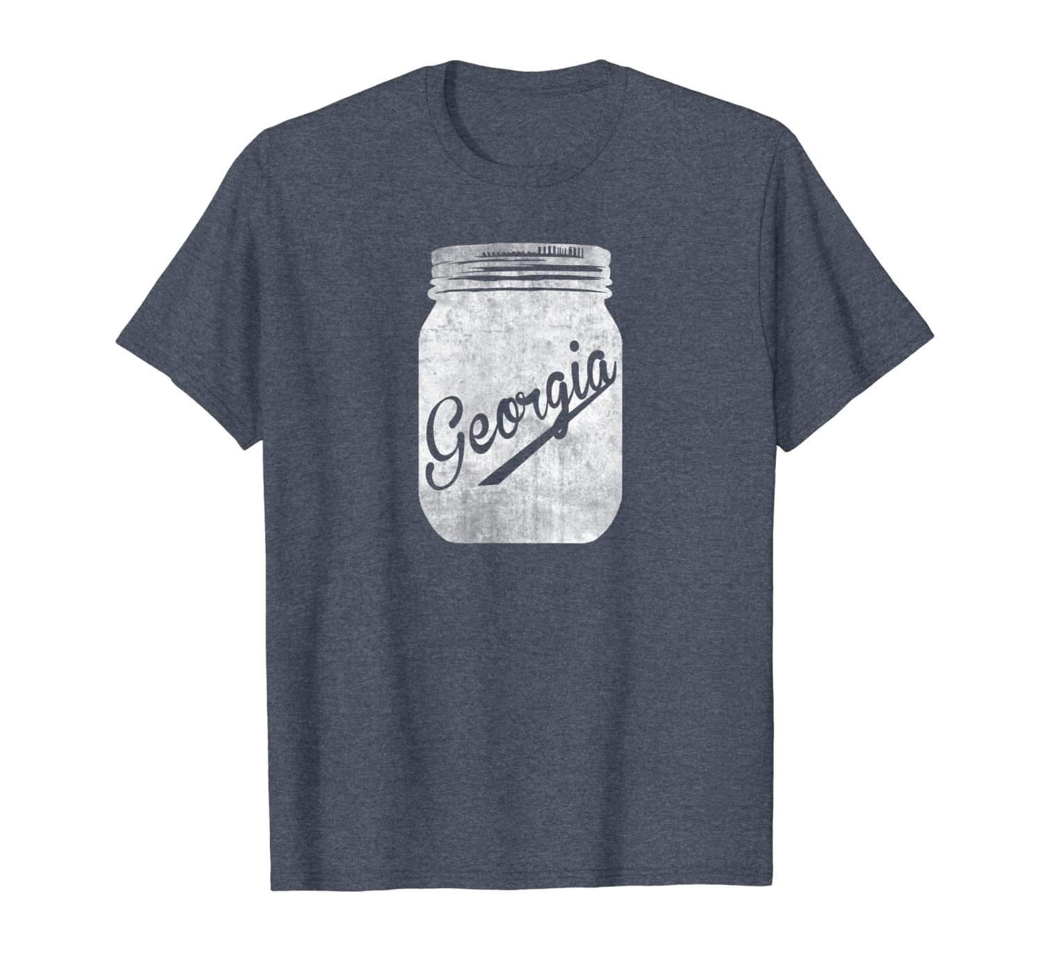 

georgia state canning jar t-shirt ball mason canner, White;black