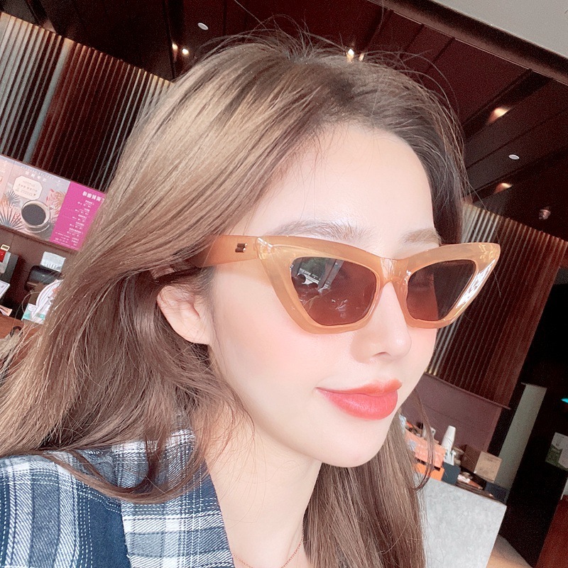 

New cat's Eye net red ins Korean version jelly Sun Shading bounty street shot