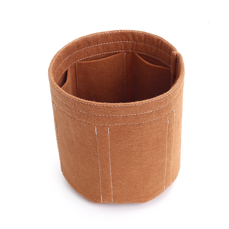 

Felt Liner Multi Cell Cosmetic Lining Finishing Middle Bag Felt Bucket Bag, Mocca zong