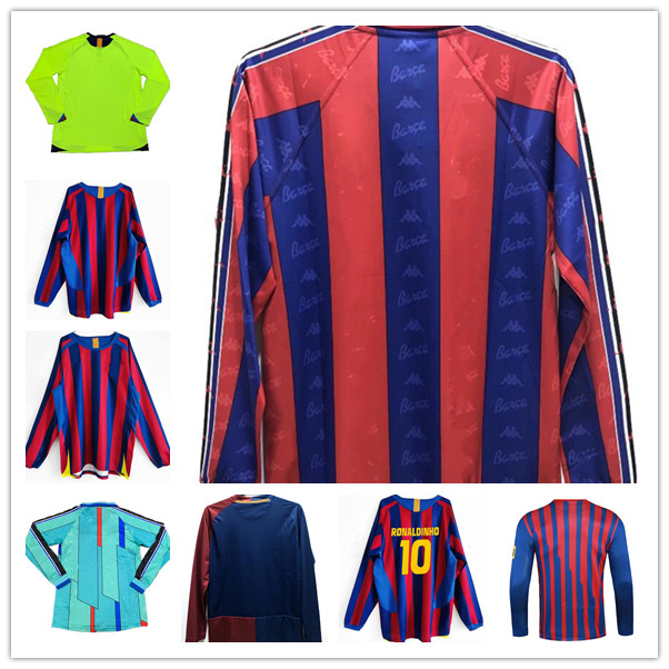 

Long sleeve 2010 2011 17 18 Retro MESSI soccer jersey 07 08 09 King's Cup Final RONALDINHO RONALDO RIVALDO 1999 GUARDIOLA Iniesta STOICHKOV