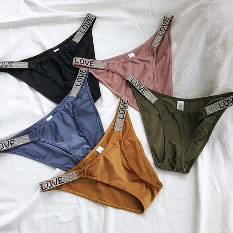 

Women' Panties Underwear Cotton Black Sexy Lingerie Briefs For Girls Big Size  M L XL