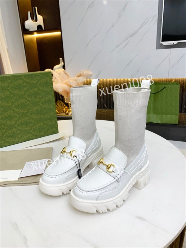 

2021 Designer Shoes Soft Boots Loafers Rubber Platform Sneakers Black Shiny Leather Slipper Chunky Round Head Sneaker Thick Bottom Shoe ly211122, 01