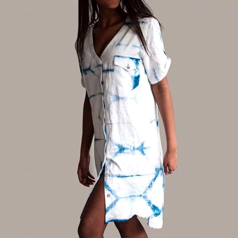 

Women Dress Plus Size es Womens Loose Summer Style Feminino Vestido Cotton Casual Big Ladies Boho Sundress 210603, Light pink