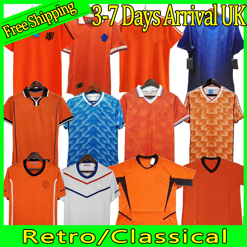 

1988 #12 VAN BASTEN #10 GULLIT #17 RIJKAARD Mens Soccer Jerseys 1998 Netherlands #8 BERGKAMP Football Shirts 1995 1991 1988 BERGKAMP Retro, Black;yellow