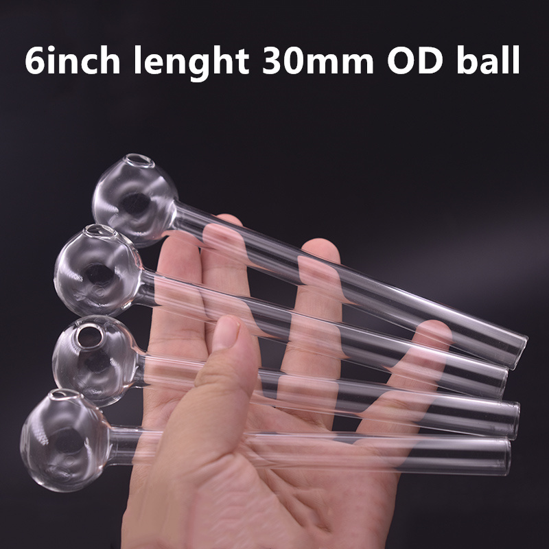 

6inch glass Oil Burner Pipes large bubbler Glass Tube oil Nails High Quality Smoking Pipes Wholesale and retail