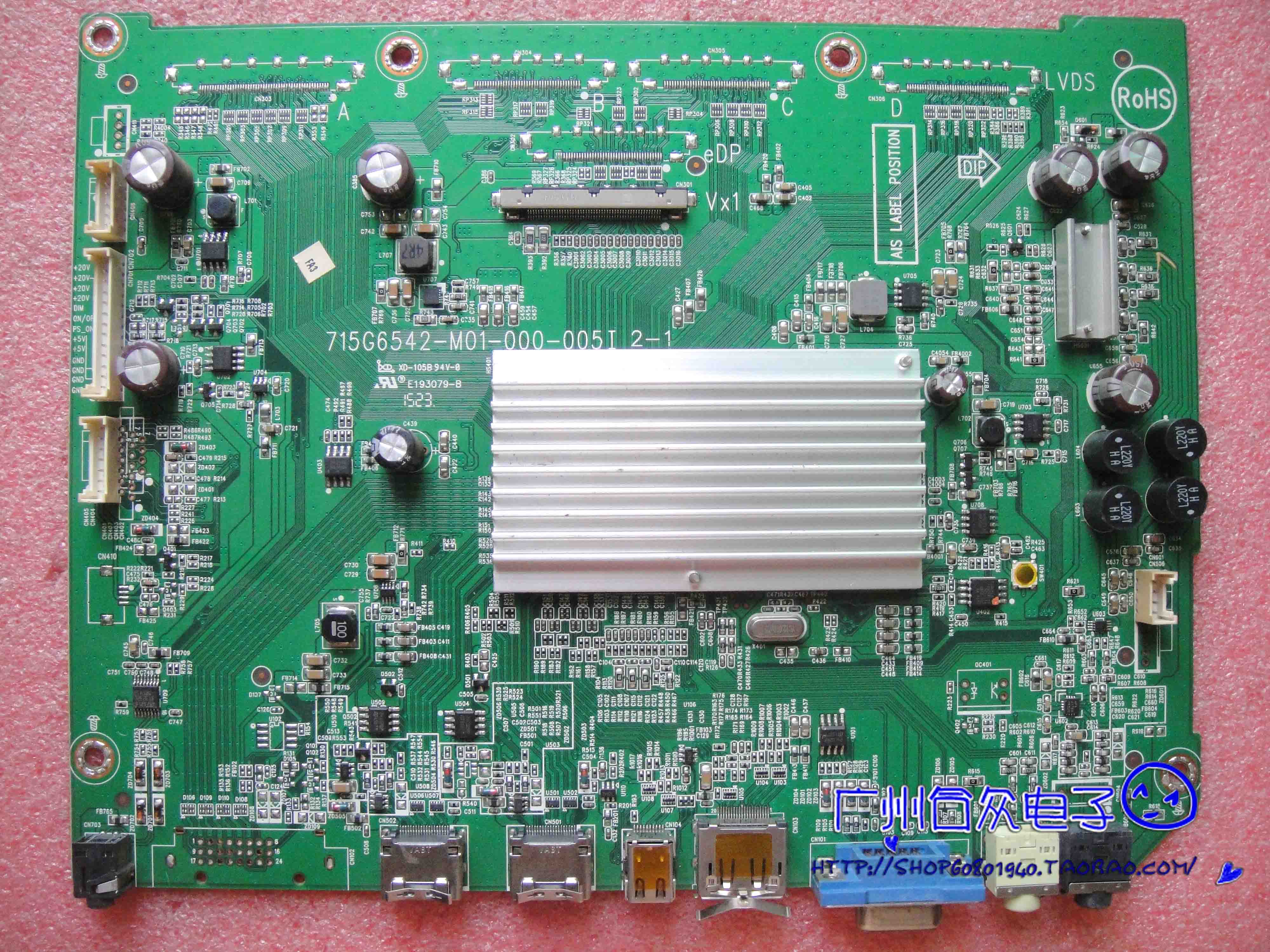 

Philips bdm4065uc driver board 715g6542-m01-000-005i main with tpt400la
