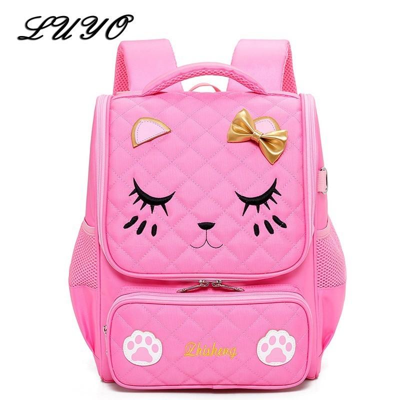 

Japanese Primary School Backpacks Mochila Feminina Leather Cute Cat Backpack For Teenagers Girls Kids Women Schoolbag Sac A Dos Bags