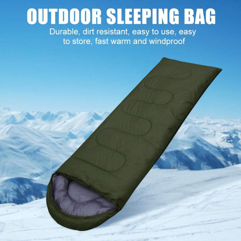 

Sleeping Bags Bag Single Person Zip Hiking Camping Suit Case Envelope Waterproof Equipment