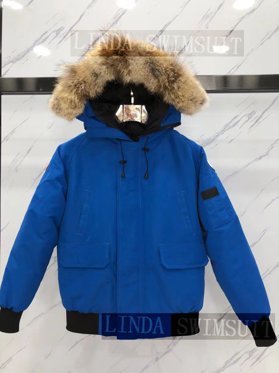 

Men Women designer Down real wlf fur jackets good coat winter outdoor cold-proof thickened warm stracket Suit high quality Casual solid Camouflage color 01#, Black