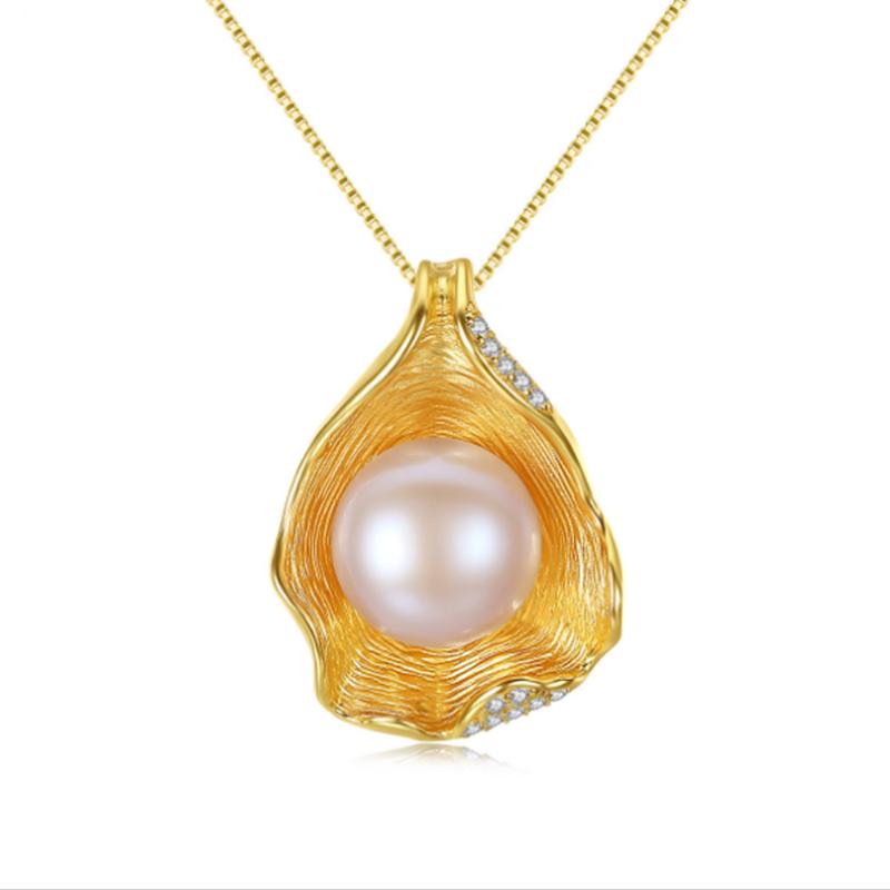 

Pendant Necklaces Dignity Shell Pearl Necklace For Women Natural Birthday Fashion Design Accesorios Mujer