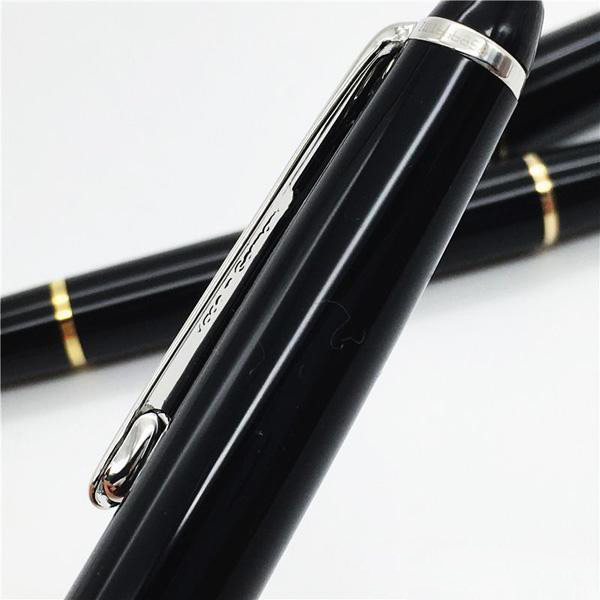

Gift Pens Classique Black Resin office suppliers roller ball pen with serial number 0.6mm refill, Matte black