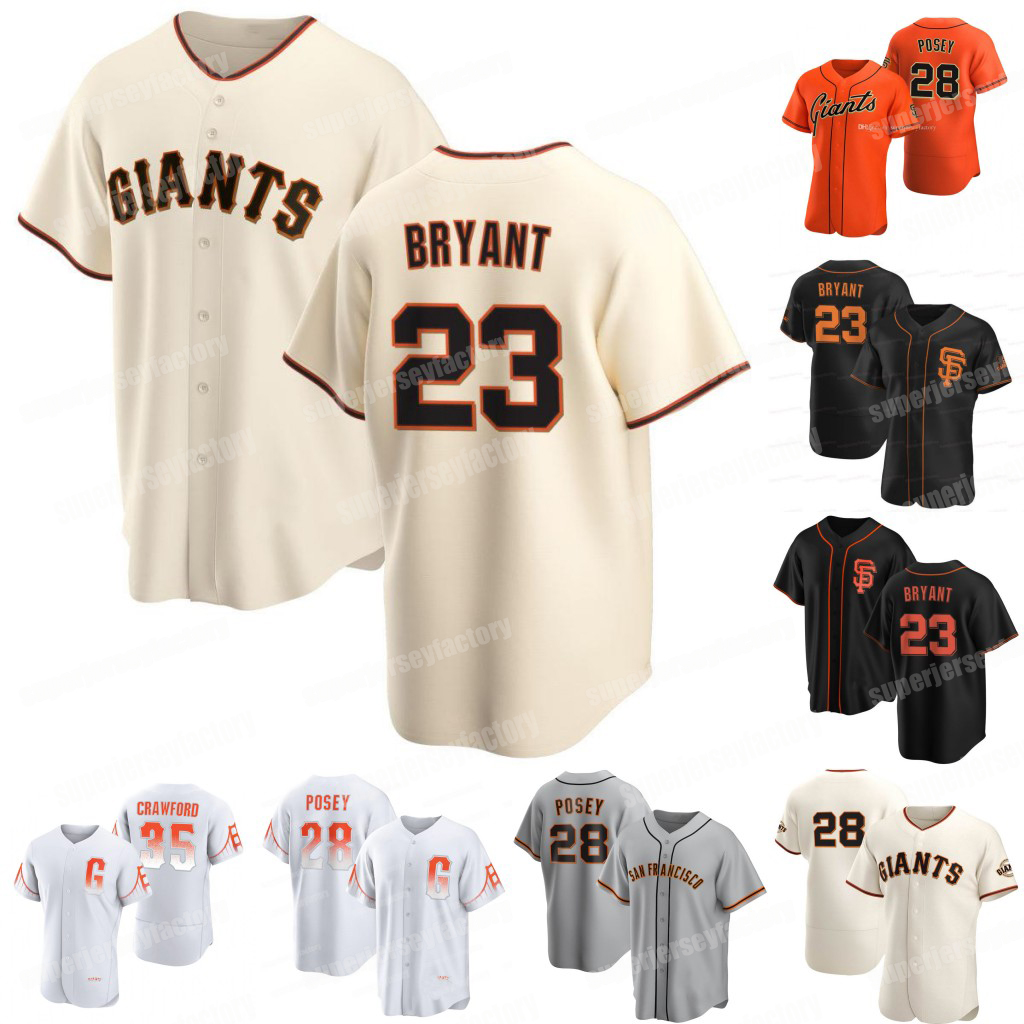 

23 Kris Bryant 28 Buster Posey San Francisco 2021 City Connect Jerseys Giants Mike Yastrzemski Brandon Crawford Stella Kevin Pillar Evan Longoria Belt Alex Wood, Flexbase men s-xxxl