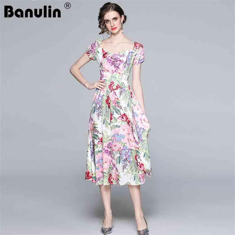 

Spring Summer Women's Spaghetti Strap Long Dress Bohemian Vacation Beach Party Pleated Vestidos Female Fashion 210603, Mixed color