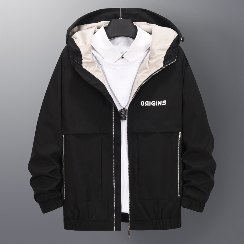 

jacket 6xl 7xl 8xl Men's jackets size big spring casual fashion bomber jacket, 8369 white