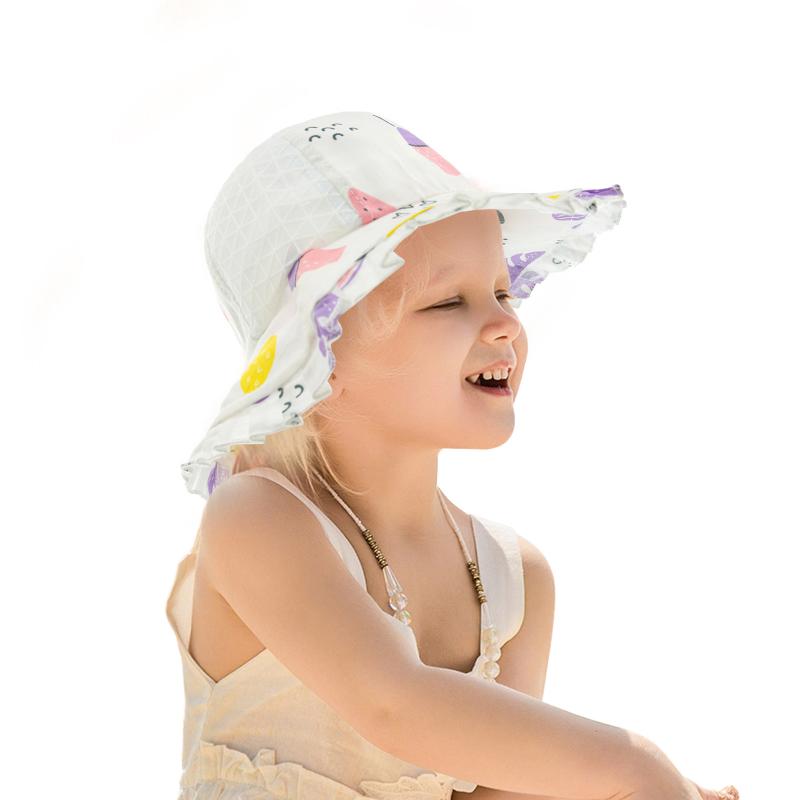 

Sunscreen Baby Hat Spring And Autumn Children's Beach Men Women Sun Children Fisherman Cartoon Caps & Hats, Yellow