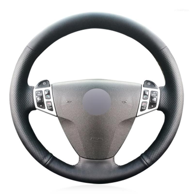 

Steering Wheel Covers Black PU Faux Leather DIY Hand-stitched Car Cover For Saab 9-3 2000-2013 BLS 2007 20081