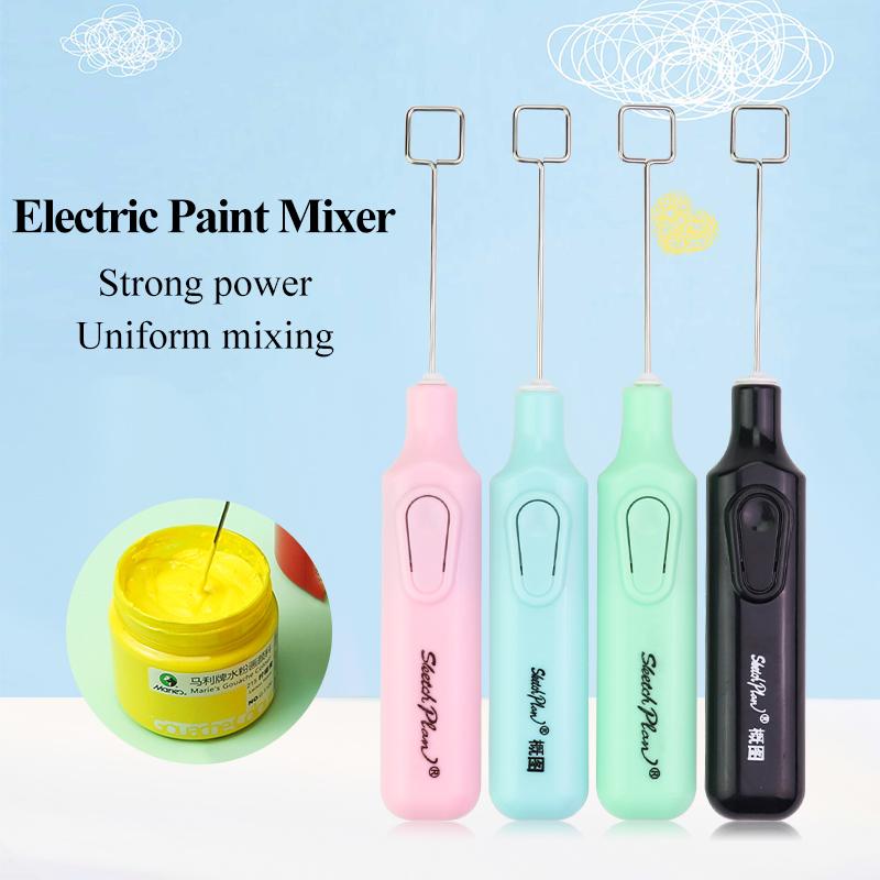 

Gift Sets Electric Gouache Paints Mixer/Stirrer/Agitator Pigments Fast Stir Even Student/Artist Stirring Blending Toning Color Mixing Tool