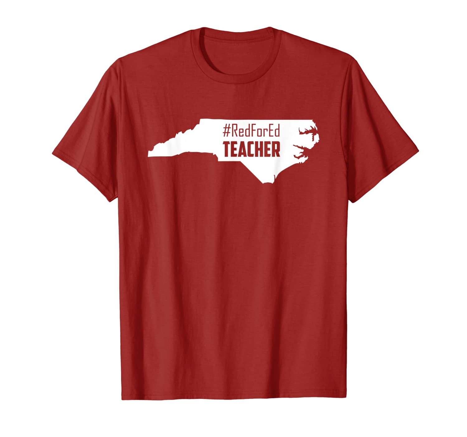 

Red For Ed North Carolina - RedForEd NC Teachers, White;black